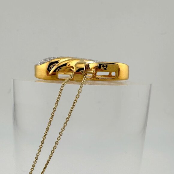 Bold & Beautiful 1 ct "Whole Heart" Diamond Necklace  - 14kt Gold Over Sterling - Picture 11 of 14